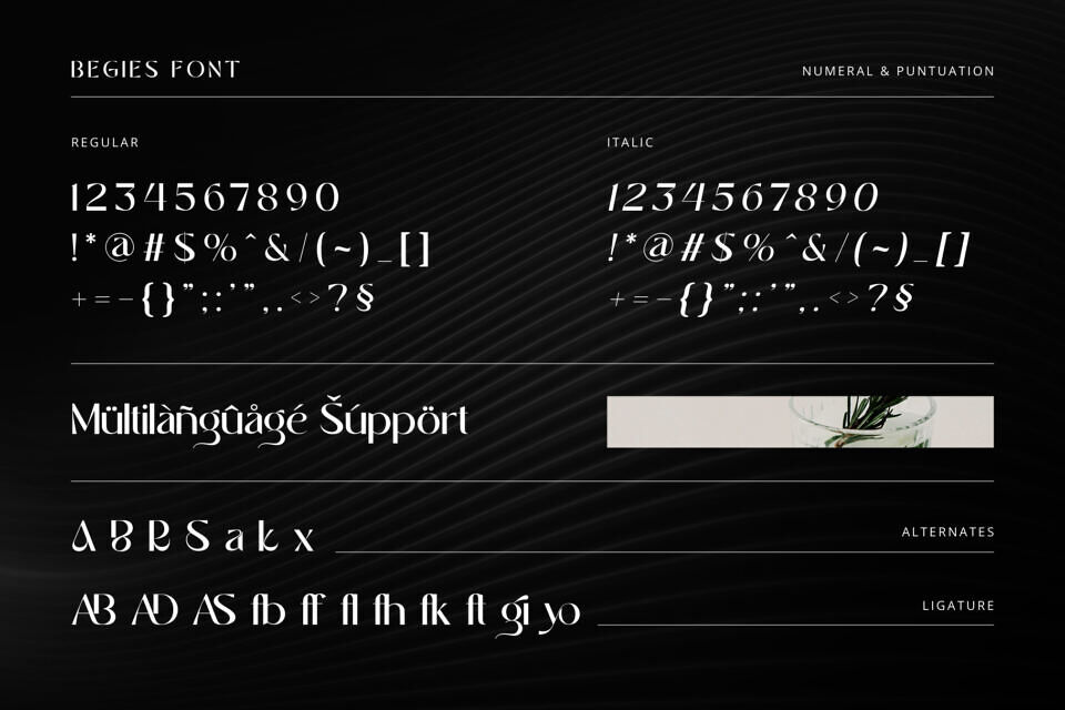Begies Font
