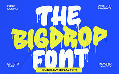 Bigdrop Font