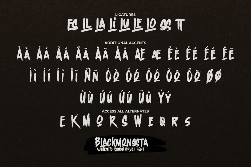 Blackmonssta Font