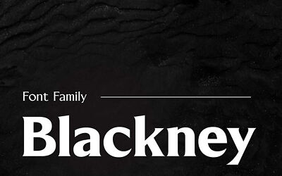 Blackney Bold Font