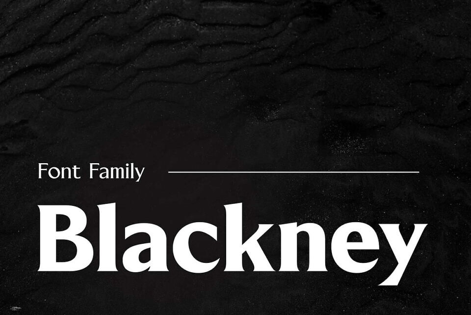 Blackney Font