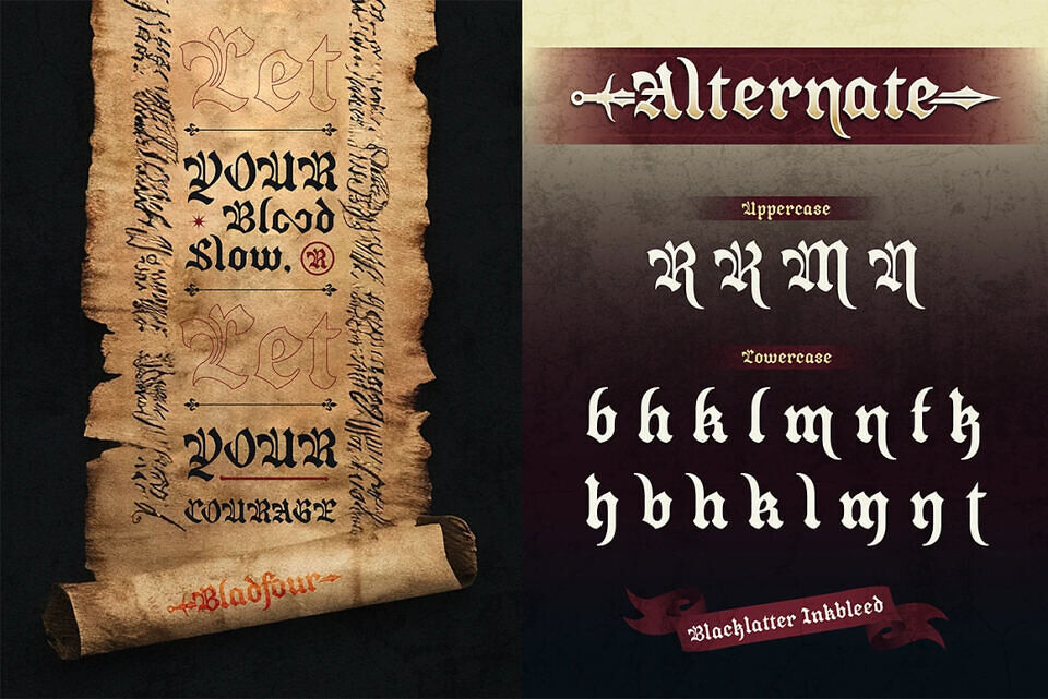 Bladfour Font