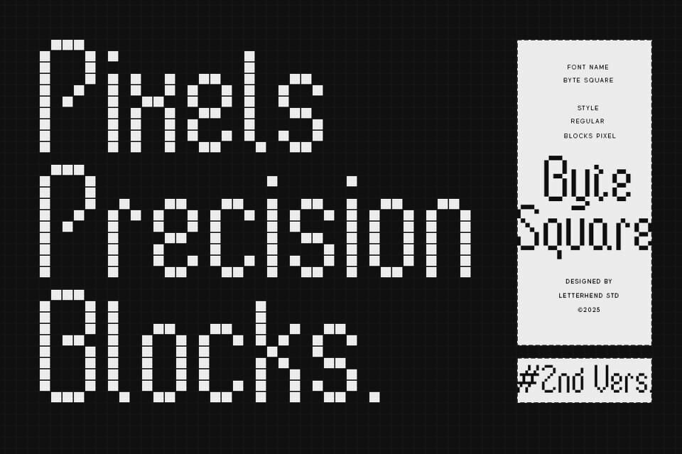 Byte Square Font