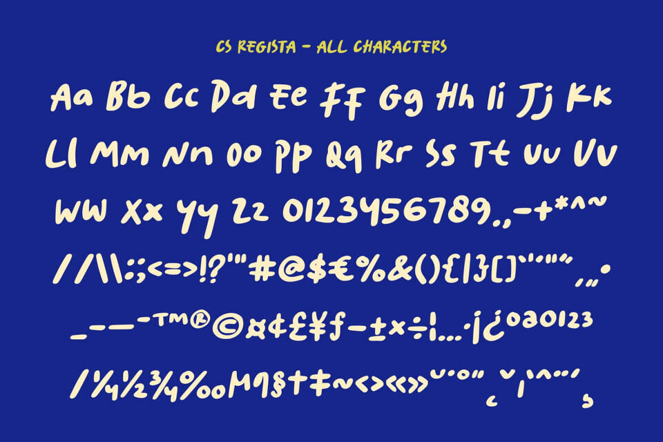 CS Regista Font
