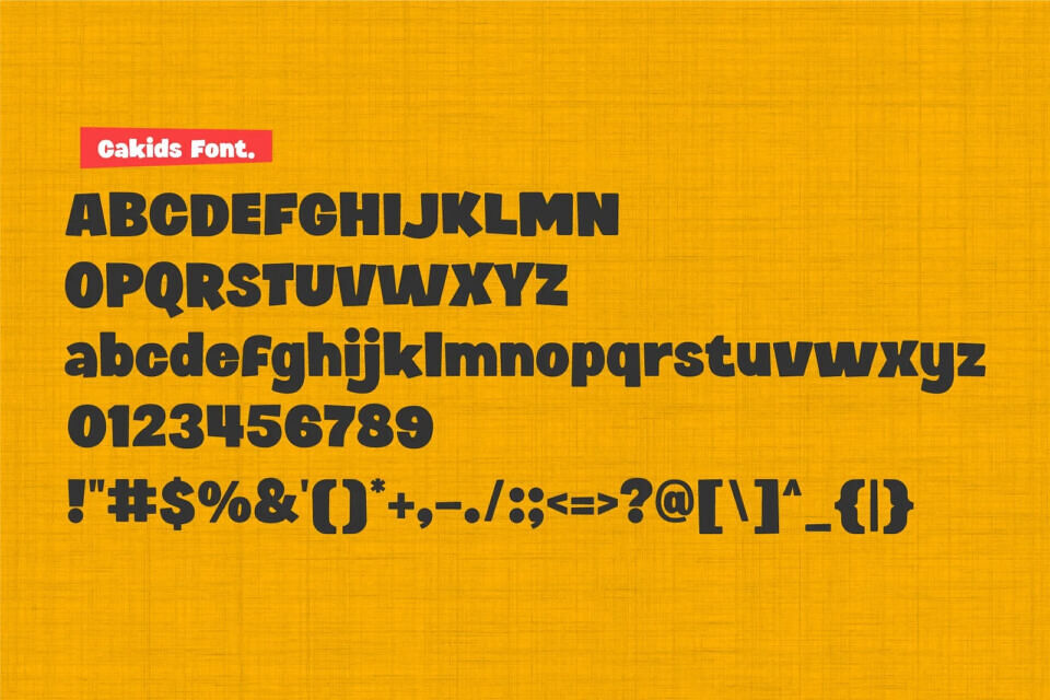Cakids Font