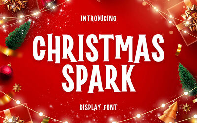 Christmas Spark Font