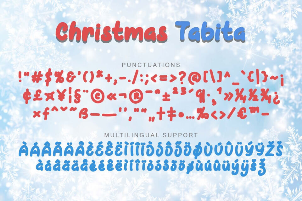 Christmas Tabita Font