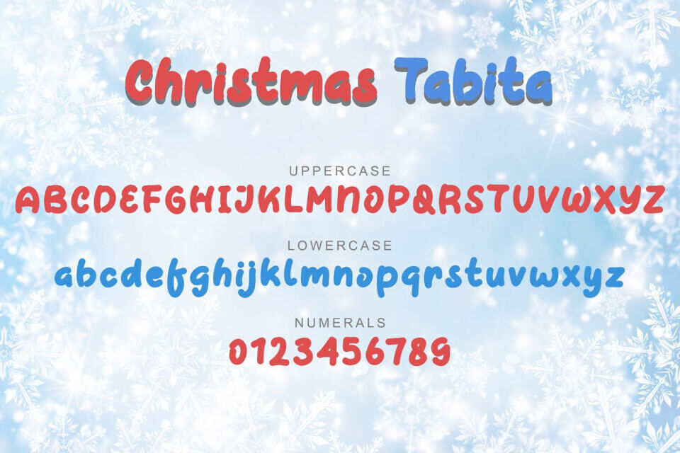 Christmas Tabita Font