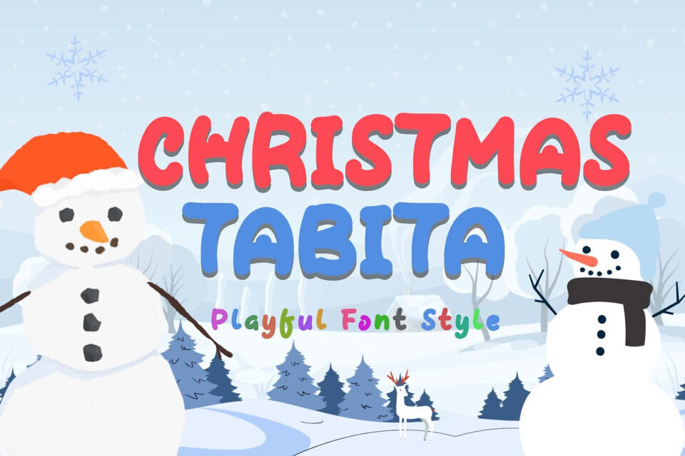 Christmas Tabita Font
