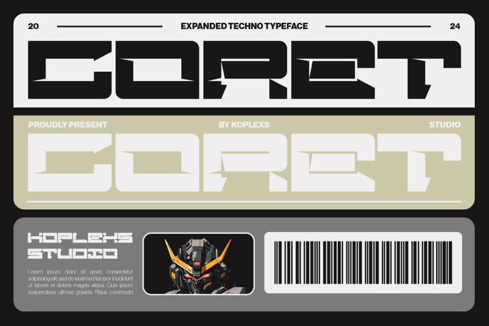 Coret Font