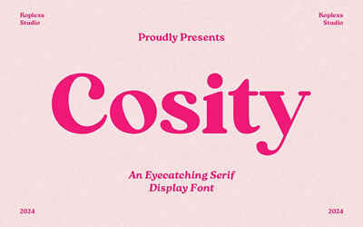 Cosity Font