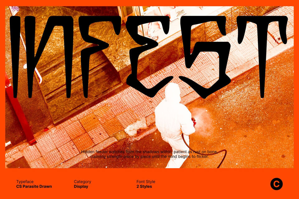 CS Parasite Drawn Font