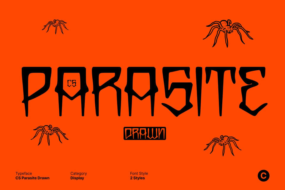 CS Parasite Drawn Font