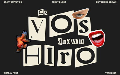 Cs Yoshiro Drawn Font