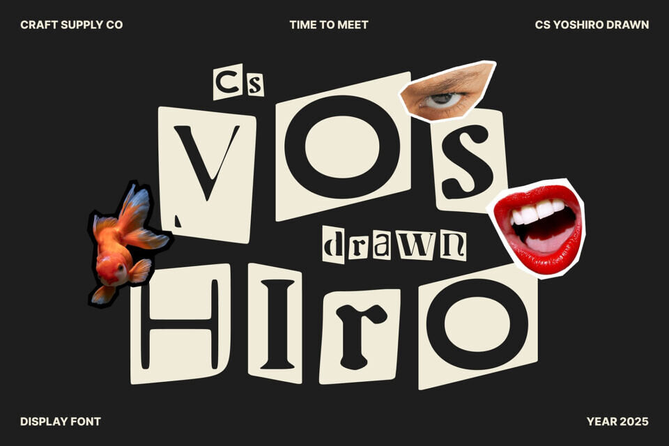 Cs Yoshiro Drawn Font