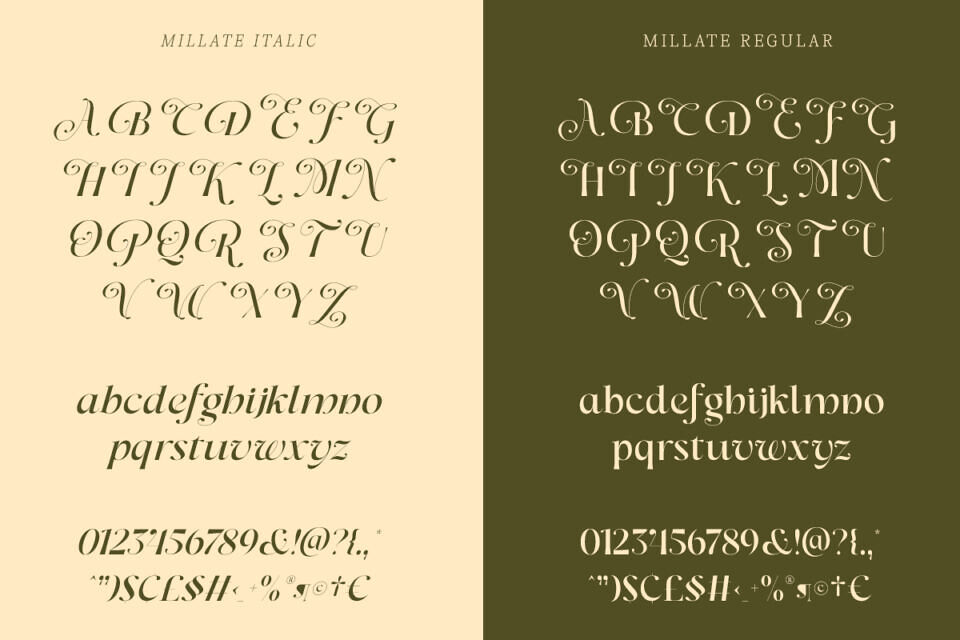 Dh Milate Font