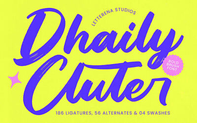 Dhaily Cluter Font