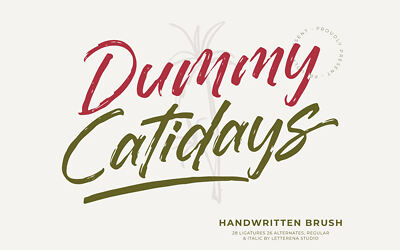 Dummy Catidays Font