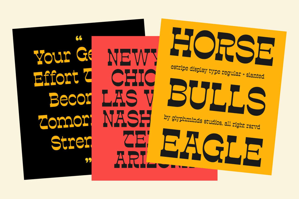 Estripe Font
