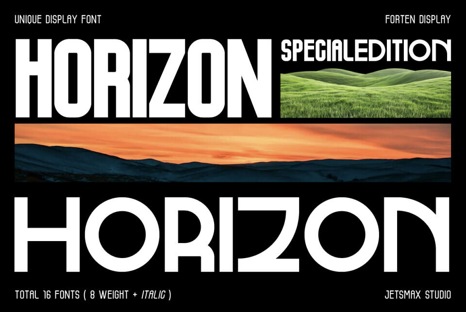 Forten Display Font