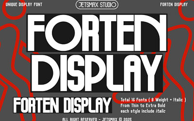 Forten Display Font