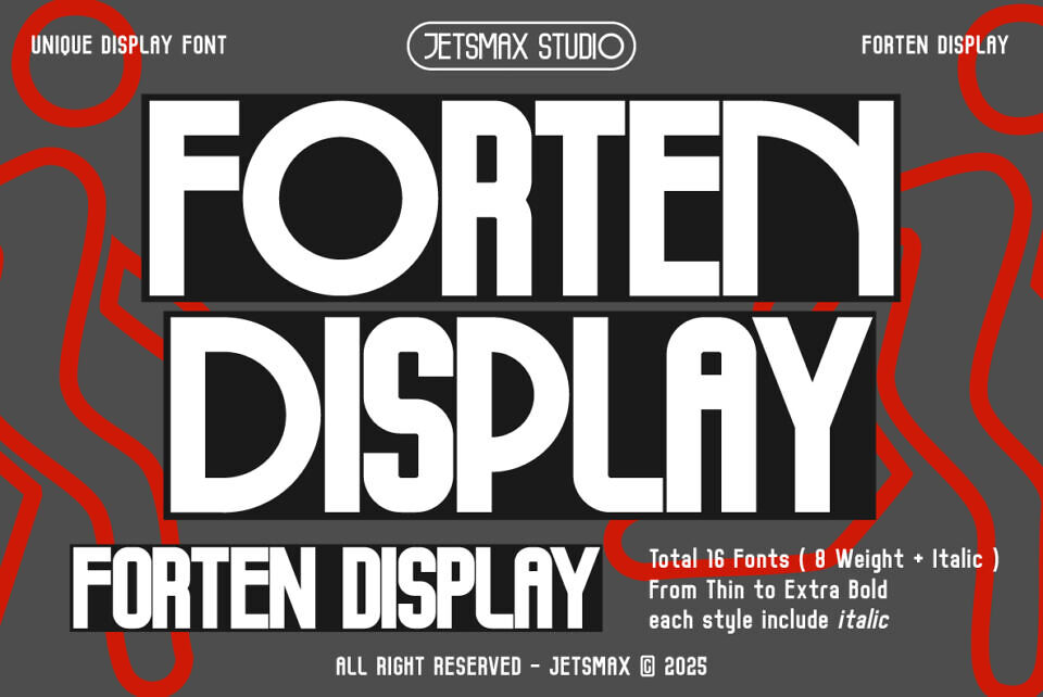 Forten Display Font