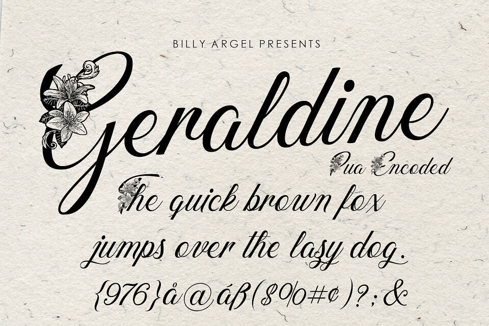 Geraldine Font