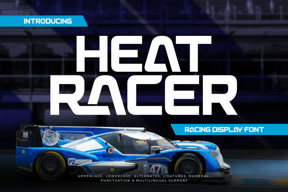 Heat Racer Font