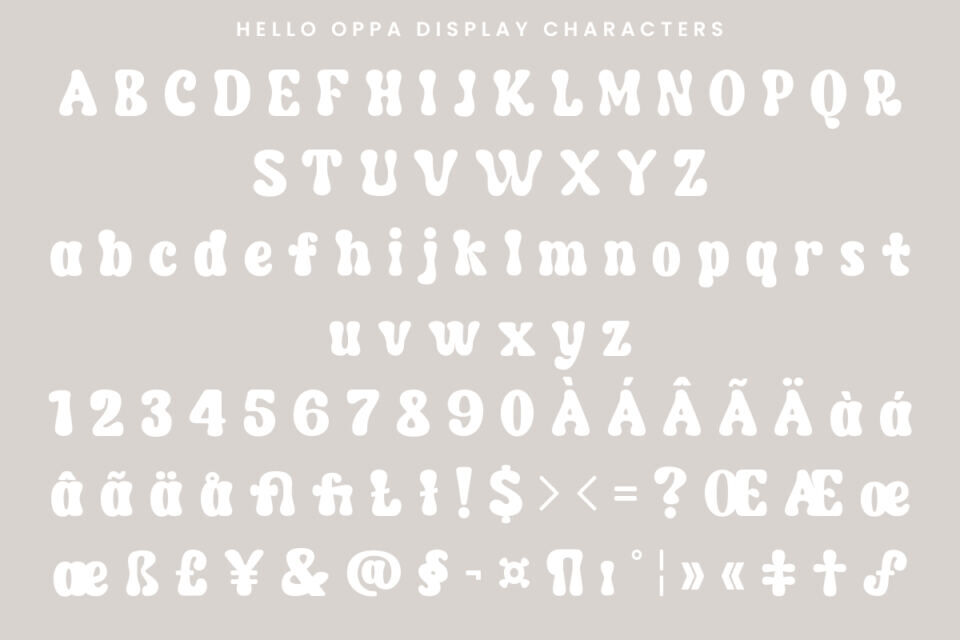 Hello Oppa Font