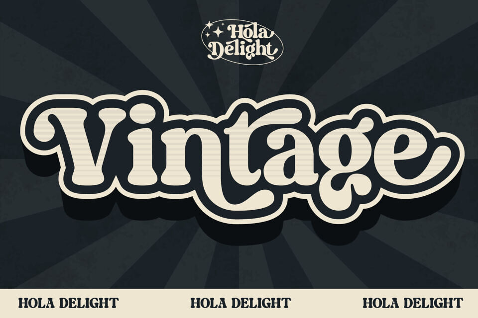 Hola Delight Font