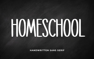 Homeschool Font