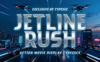 Jetline Rush Font