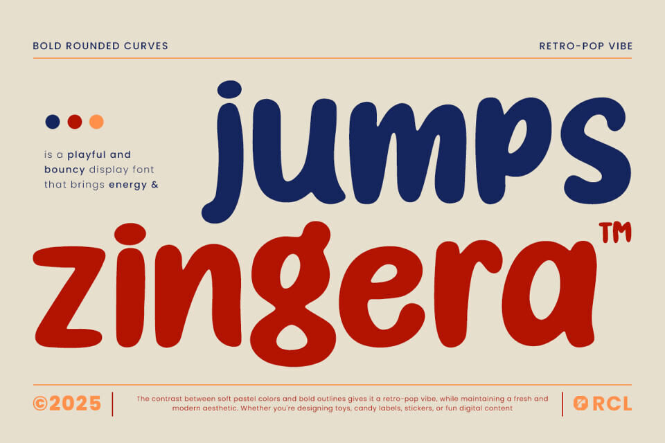 Jump Zingera Font
