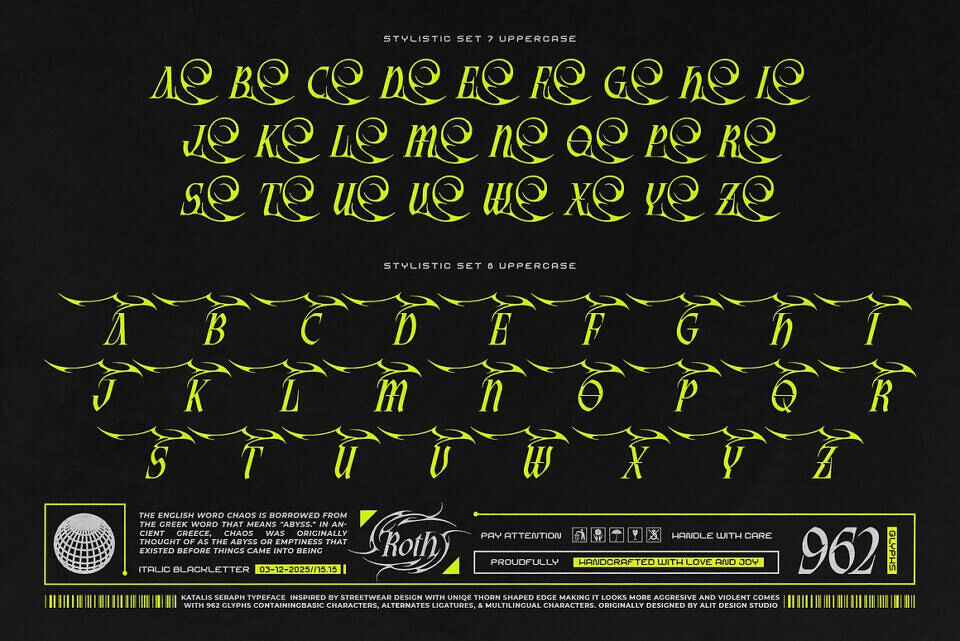 Katalis Seraph Font