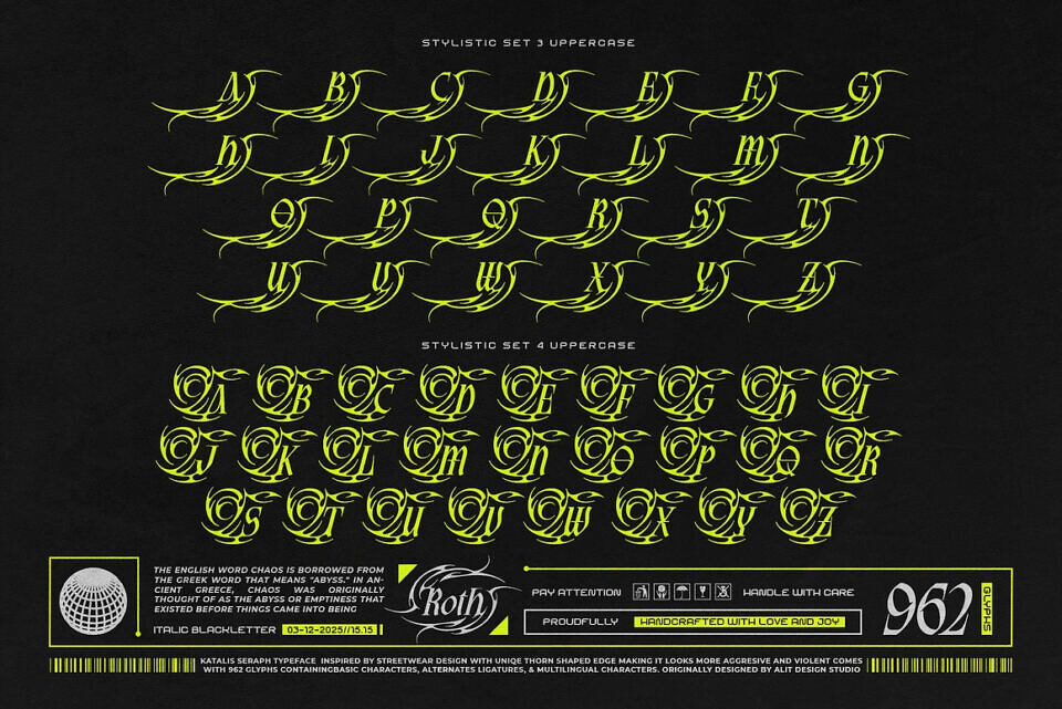 Katalis Seraph Font