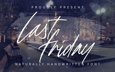 Last Friday Font