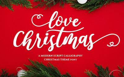 Love Christmas Font