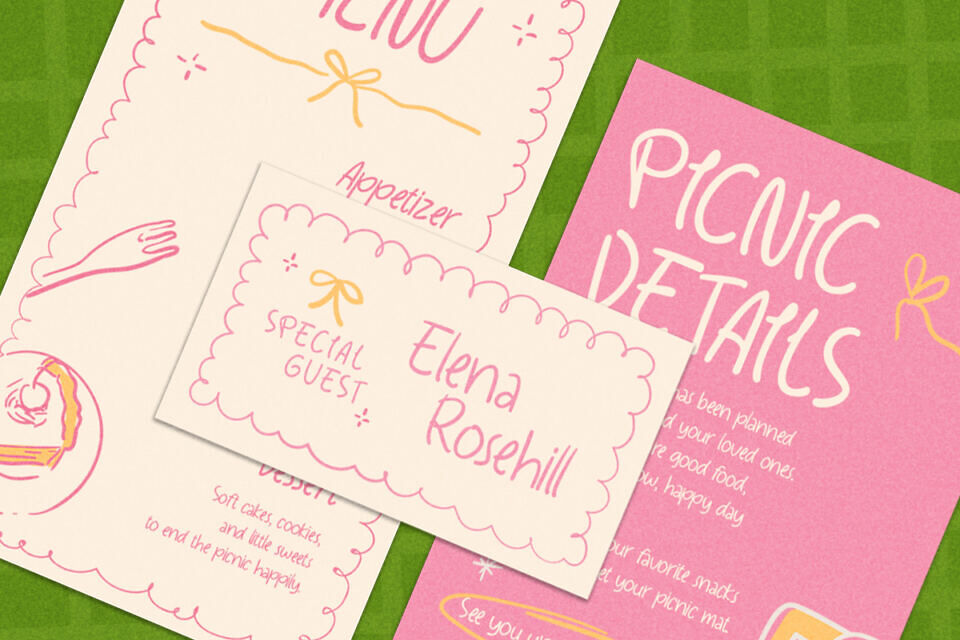 Lovely Picnic Font