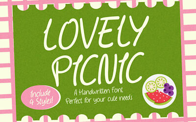 Lovely Picnic Font