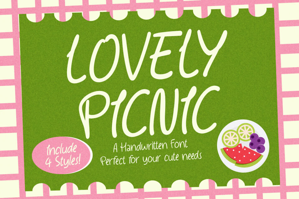 Lovely Picnic Font
