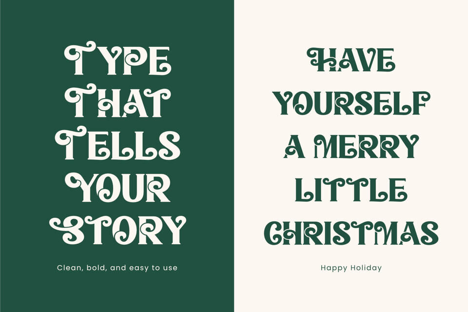 Luminous Christmas Font
