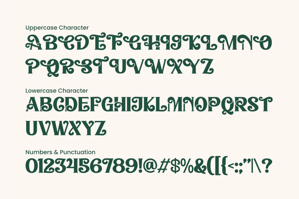 Luminous Christmas Font