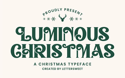 Luminous Christmas Font