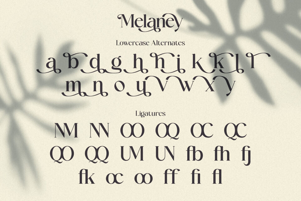 Melaney Font