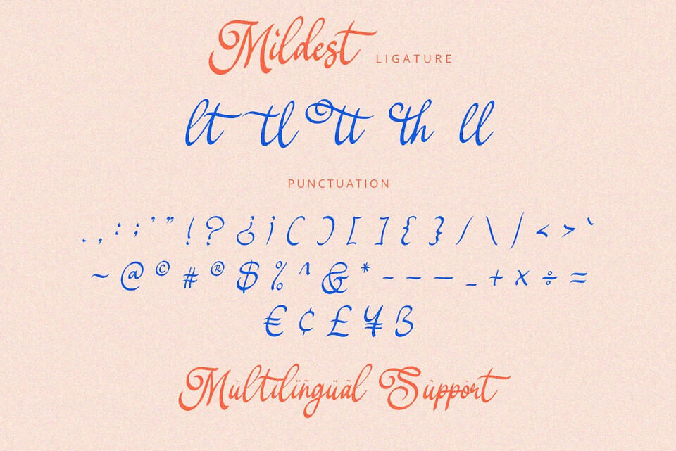 Mildest Font