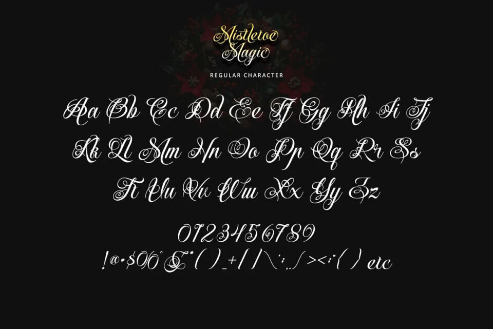 Mistletoe Magic Font