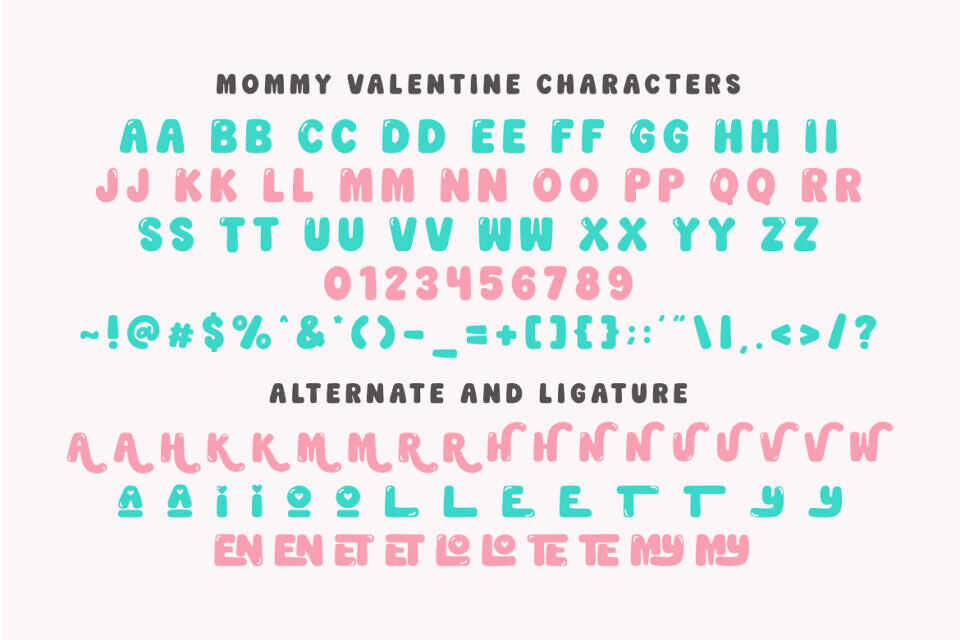 Mommy Valentine Font