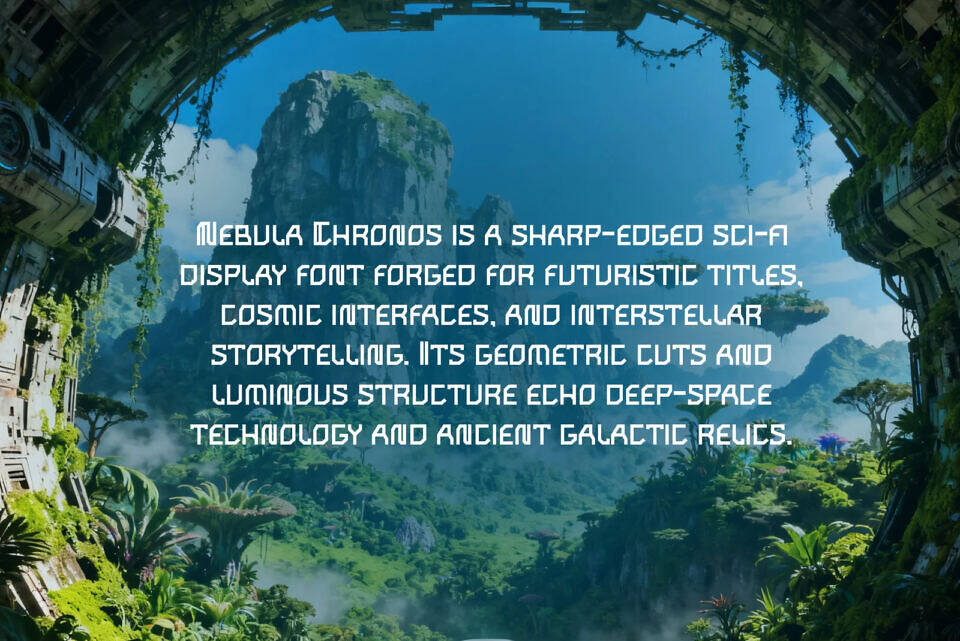 Nebula Choronos Font