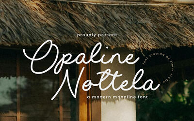Opaline Nottela Font