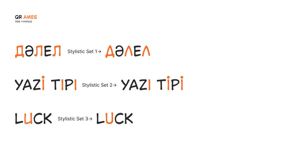 Qr Ames Beta Font